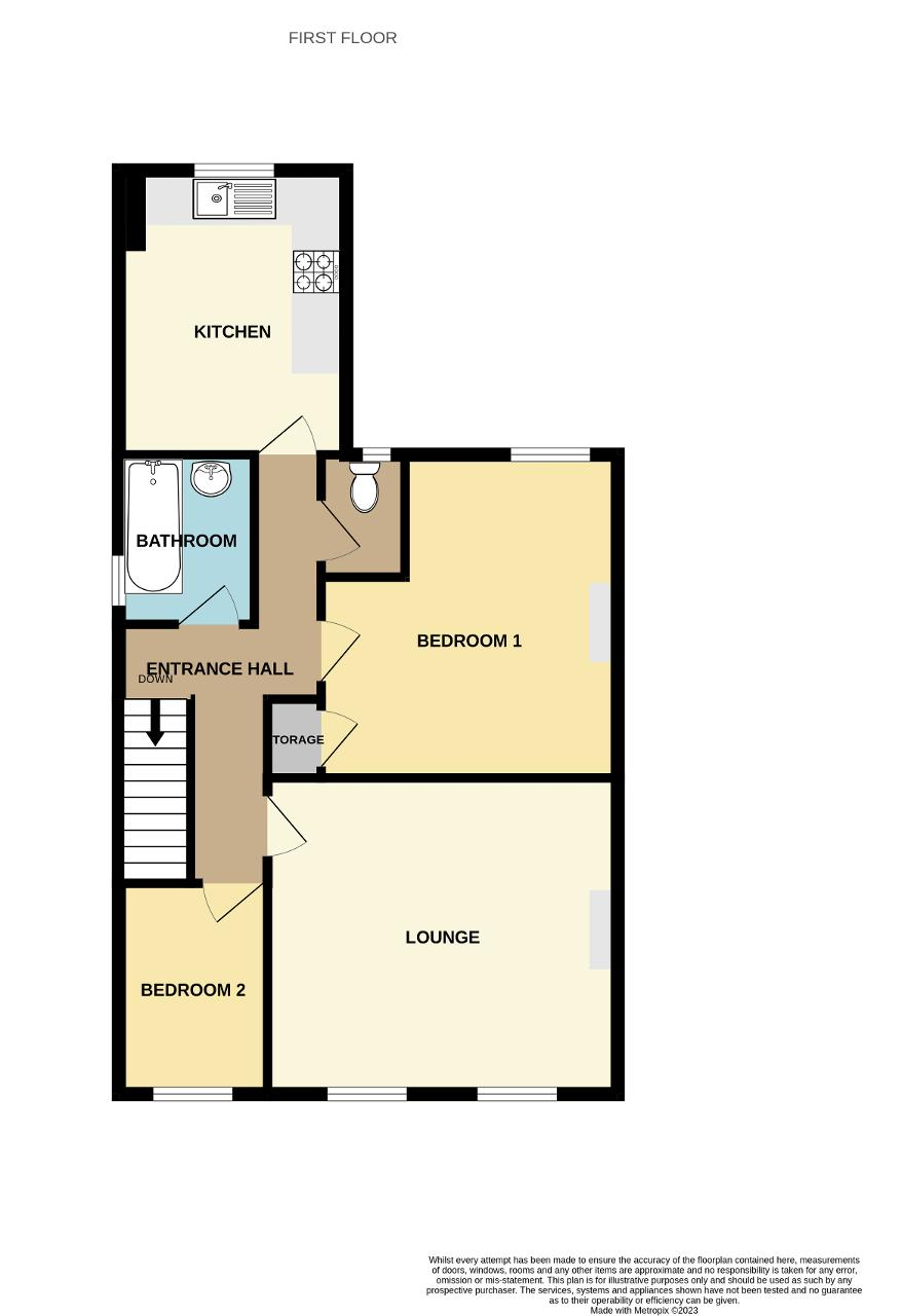 Floorplan - First Floor Flat